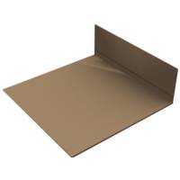 Profilé d'angle alu laqué Woodland Oak - Gedimat - DURASID