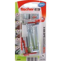Cheville DUOPOWER RH NV - 6x30mm - Gedimat - FISCHER FRANCE