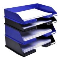 Corbeille à courrier Combo à l'italienne Office - Bleu nuit