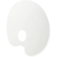 Palette ovale plastique - Support pour peinture - PÉBÉO