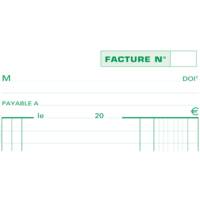 Manifold FACTURE 105 x 135 mm 50 Feuillets dupli - EXACOMPTA