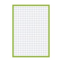 Bloc de 30 fiches bristol 105X148 non perforées Q5/5 vert