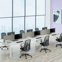 Fauteuil Lino dossier suspension graphite Herman MILLER avec accoudoirs