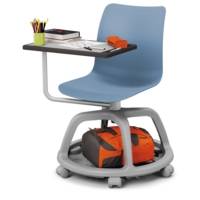 Siège COLLEGE avec tablette base panier 5 - Table - Mobilier scolaire