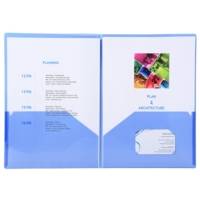Sachet de 10 Chemises Double Poche Polypropylène Souple 20x100e A4xA3 Assorties - EXACOMPTA