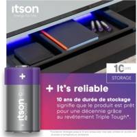Pack de 2 Piles Alcalines LR14/C 1,5V ItsPOWER