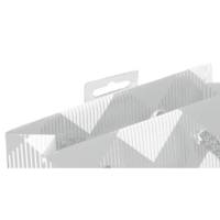 Sac cadeau 12x4,5x13,5cm Blanc arabesque - CLAIREFONTAINE