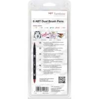 Set de 6 Feutres Dessin Double Pointe ABT couleurs candy