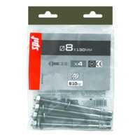 Goujon à bague D8x70mm - Gedimat