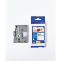 Ruban PTOUCH  TZE231S Laminé Adhesif 12mmx4m noir/blanc