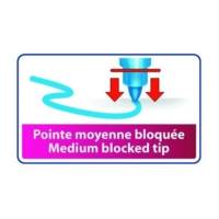 Pot de 36 feutres de coloriage KIDS COULEUR Pte Moy. bloquée 18 couleurs - BIC
