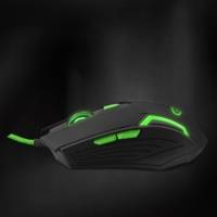 Souris Filaire pour Gamers 6D Optique USB MX205 FIGHTER Vert