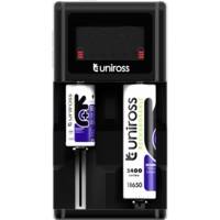 Chargeur Compact 3T LED, Pour 1 à 2 Piles Lithium 18650 & Ni-MH 1.2V AA AAA