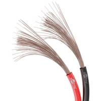 Bobine 25 m Câble Haut -Parleur CCA 2 x 0.75 mm² rouge Noir