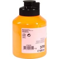 Pot 500ml Peinture Acrylique Studion Haute Viscosité FLUO ORANGE - PÉBÉO
