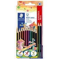 Crayon de couleur Noris Colour, étui carton 10+2