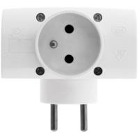 Triplite 3x16A prises latérales blanches - Gedimat - ZENITECH