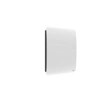 Radiateur connecté à inertie fonte+façade chauffante horizontal HEKLA blanc - Gedimat - SAUTER
