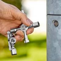 TwinKey Clé universelle pour armoire commun