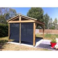 Kit 5 lames aluminium + mécanisme gris anthracite - Gedimat