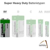 Pile Super Heavy Duty verte 9V Block 6F22