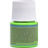 Flacon 45 ml Peinture Setacolor pour tissus clairs VERT FLUO