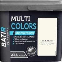 Peinture multi colors multi-supports BATIR satin argile - Gedimat