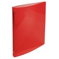 Classeur 4 anneaux 15 mm polypropylène Crystal colours - A4 Coloris Aléatoire