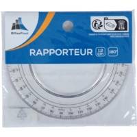Rapporteur cristal 180° 12cm