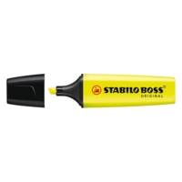 Surligneur BOSS ORIGINAL Rechargeable Pointe Biseautée 2-5 mm Jaune