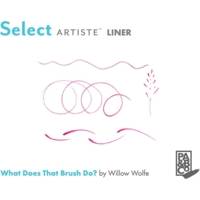 Pinceau SELECT ARTISTE syn manche court mini traceur court 20/0 - PRINCETON