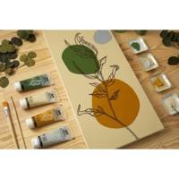 Tube 250ml Peinture Studio Acrylique Haute Viscisité Jaune Cadmiun Foncé