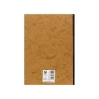 Carnet broché 14,8x21 192 pages Uni tabac