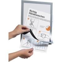 Lot de 2 Cadres D'affichage DURAFRAME® A3 argent métallisé