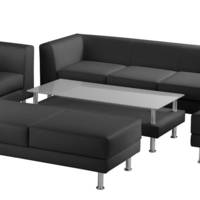 Pouf NODA 2 places tissu ou tissu enduit – ArtProg