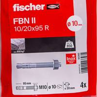 Goujon d'ancrage FBN II 10/20 x 95 en acier inoxydable - sachet de 4 pièces - Gedimat - FISCHER