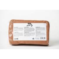 Gédéo Pain 1,5Kg argile à modeler sans cuisson rouge - PÉBÉO