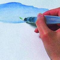 Pinceau Aquash  à réserve d'eau contenance 10 ml poils synthétiques pointe fine