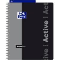 Cahier ACTIVEBOOK PP Intercalaire 160 pages 90g A4+ Lignée 7mm Coloris Aléatoire - OXFORD