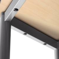 Table Pentagonale Modulable EWT5 | Plateau HPL | Scolaire et Professionnel