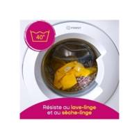 Sachet de 90 étiquettes blanches vêtements - 45 x 13 mm