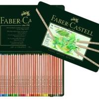 Étui métal de 36 crayons couleur "PITT PASTELL" - FABER-CASTELL