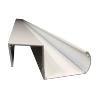 Gouttière aluminium universelle - Blanc - Gedimat - DHAZE