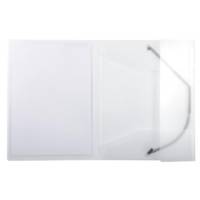 Chemise à élastiques 3 rabats polypropylène translucide Krea Cover - A4 - Incolore - EXACOMPTA