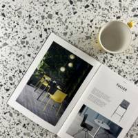 Plateau de table 60x60cm Terrazzo White - RestooTab
