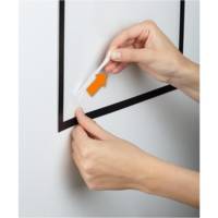 Cadre magnétique DURAFRAME WALLPAPER, A4, noir