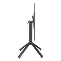 Table rabattable 70x70cm underground rouille - terrasse - RestooTab