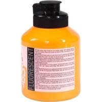 Pot 500ml Peinture Acrylique Studion Haute Viscosité FLUO ORANGE - PÉBÉO