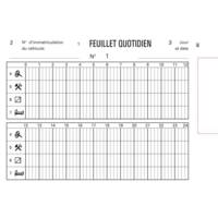 Livret individuel de contrôle Conducteurs et convoyeurs de transports routiers Modèle officiel - Format 14,8x10,5 cm - EXACOMPTA