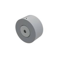 Départ mural main courante aluminium gris - Ø 40 mm - Gedimat - ORIAL